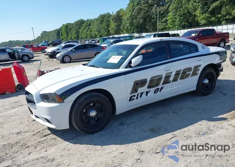 2014 Dodge Charger Police из США, поврежденный, VIN 2C3CDXAG5EH223986